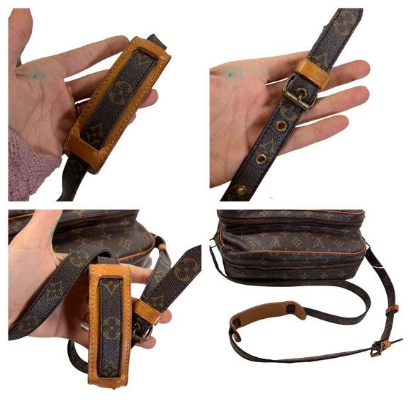 Authentic Louis Vuitton Shoulder Bag Nile Brown Monogram Used LV Handbag Vintage - Picture 6 of 14